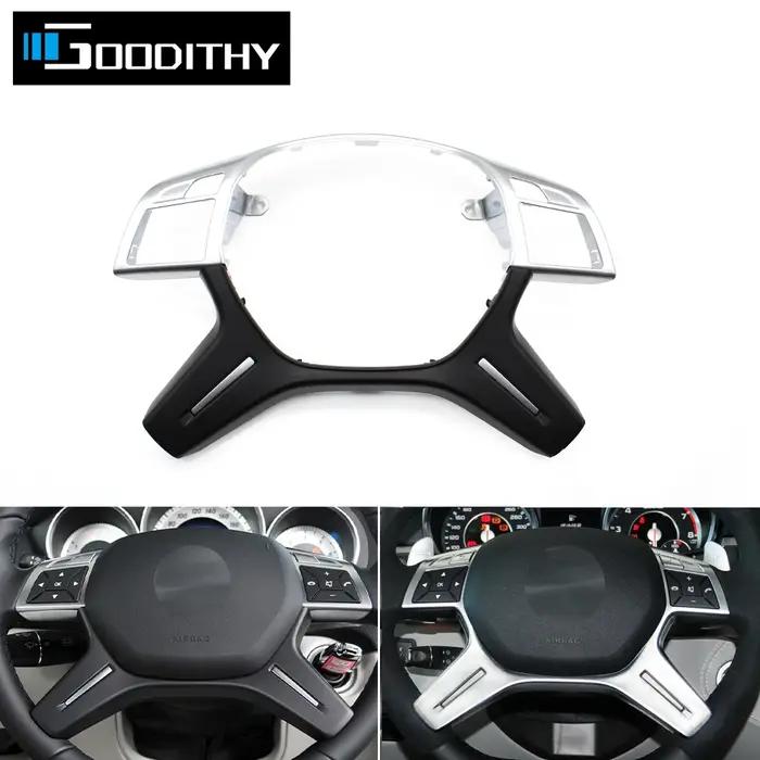 Garniture de couverture de volant de voiture améliorée, panneau extérieur, Mercedes Benz C, E, M, ML