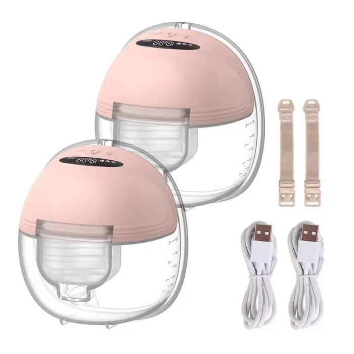 Tire-lait électrique portable mains libres silencieux sans BPA pour allaitement maternel pratique