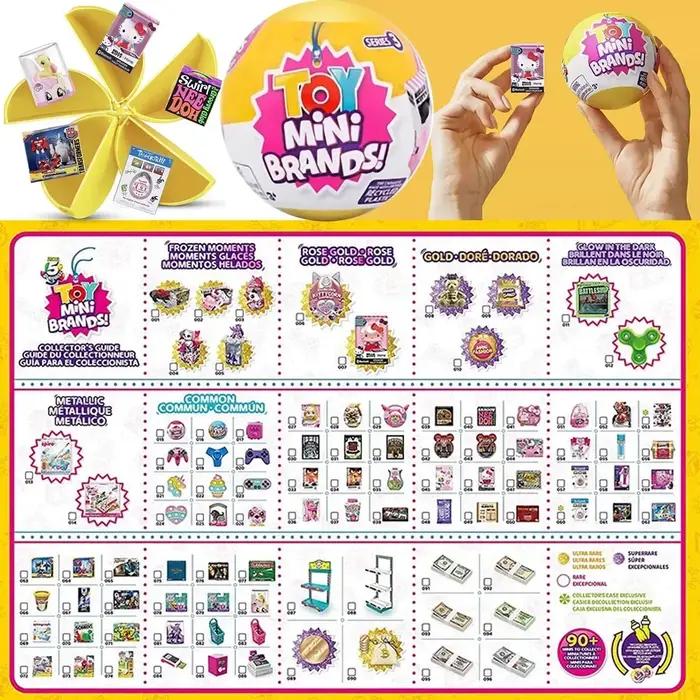 Gashapon Capsule jouet figurines de dessin animé Miniature mystère Surprise balle Mini marques jouet