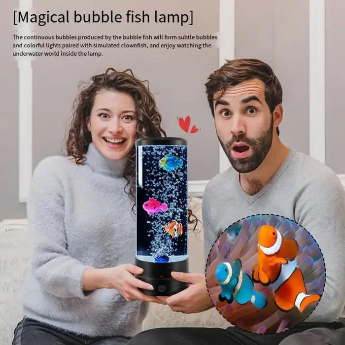 Lampe LED pour poisson, veilleuse d'ambiance, télécommande, lumières décoratives à couleur changeant