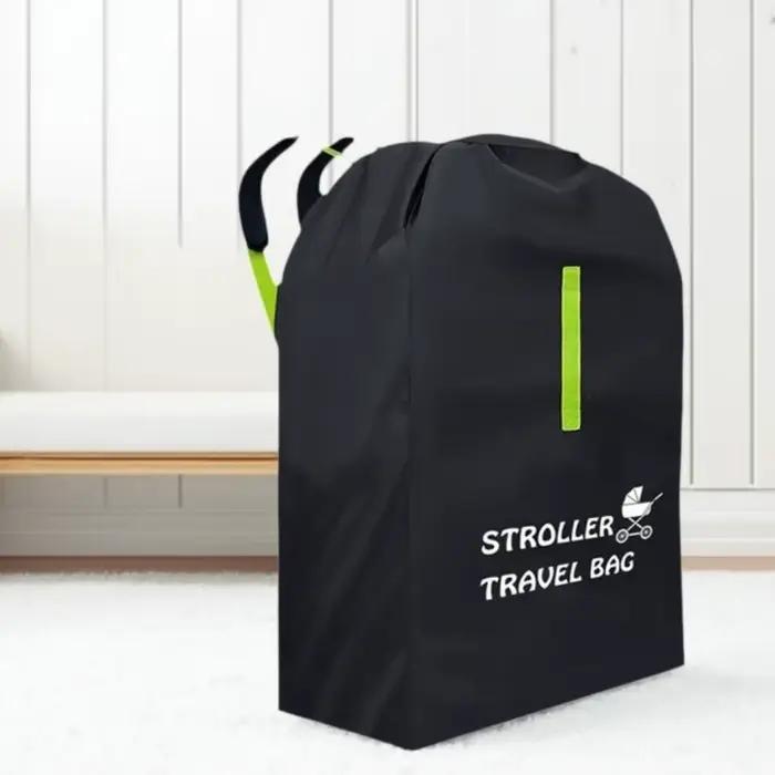 Sac de voyage pour poussette de bébé design léger avec poignée de ceinture d'épaule landau sac à poussière universel occassions spéciales balades quotidienne vacations famille