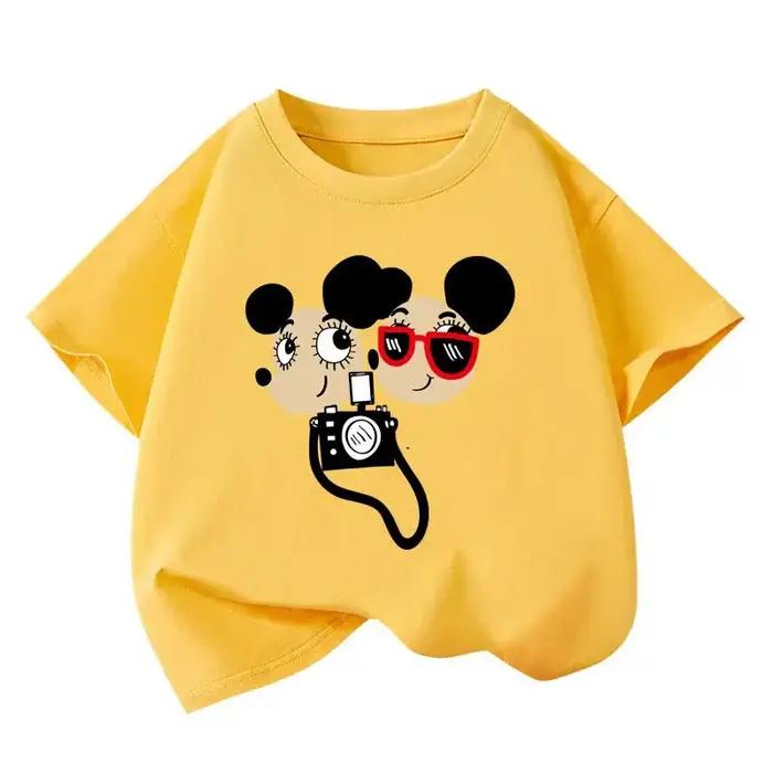 T-shirts et chemisiers à manches courtes pour filles, uniformes scolaires d'été 2025 pour adolescent