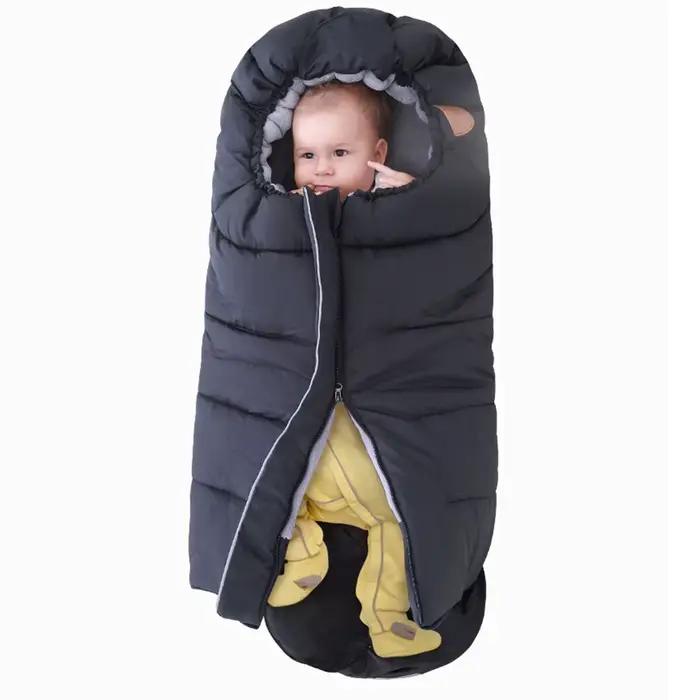 Enveloppe de nouveau-né pour poussette d'hiver, sacs de couchage pour bébé, repose-pieds pour enfant