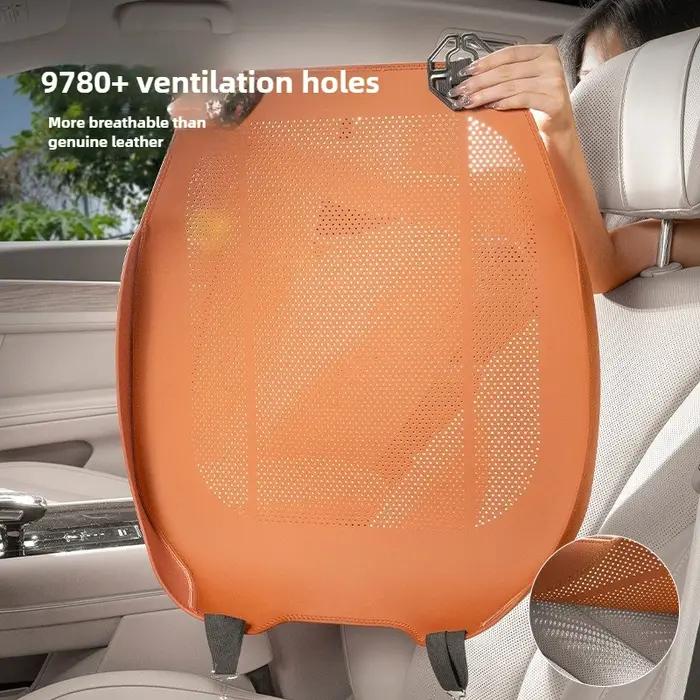 Coussin de siège de voiture amélioré avec ventilation hypoallergénique pour hommes et femmes usage quotidien et occasions spéciales