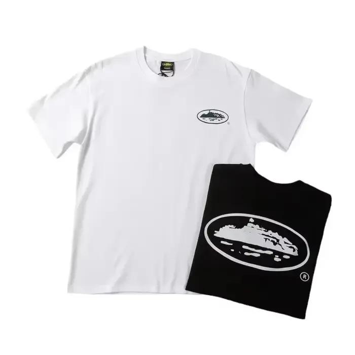 Nouveau T-shirt d'été 2026 à manches courtes imprimé bateau, col rond ample, respirant, demi-manches