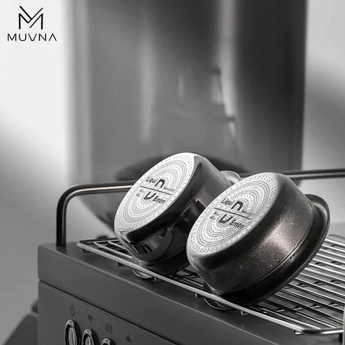 MUVNA-Micro filtre en acier inoxydable 304 à haute extraction, 51/54/58mm, pour expresso