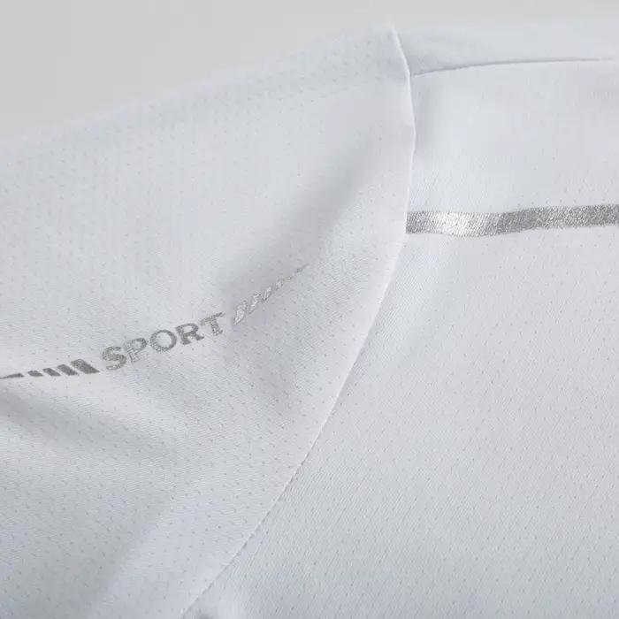 T-shirt de course réfléchissant à manches courtes en soie glacée, séchage rapide, été, mince et resp