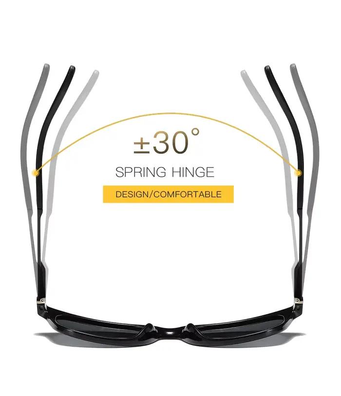 KDEAM lunettes de soleil photochromiques et polarisées hommes navigation aluminium magnésium cadre h