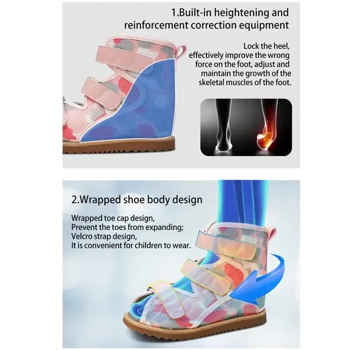 Sandales orthopédiques d'été pour filles, chaussures de rééducation en maille pour garçons, pour enf