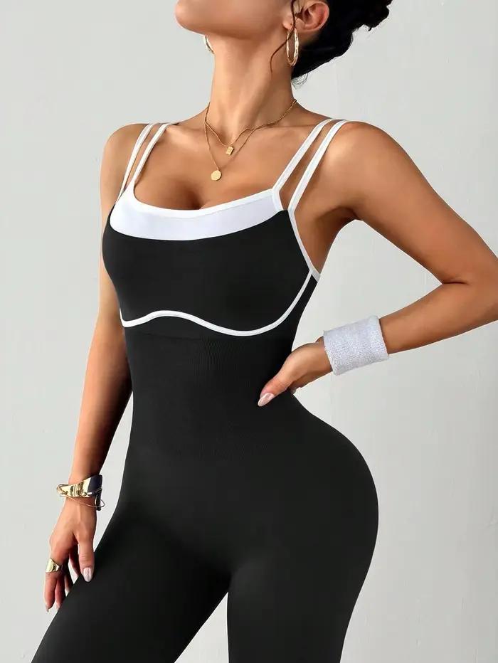 Body de Yoga de Fitness à séchage rapide pour femmes, serré, Sports de plein air, une pièce, haut de