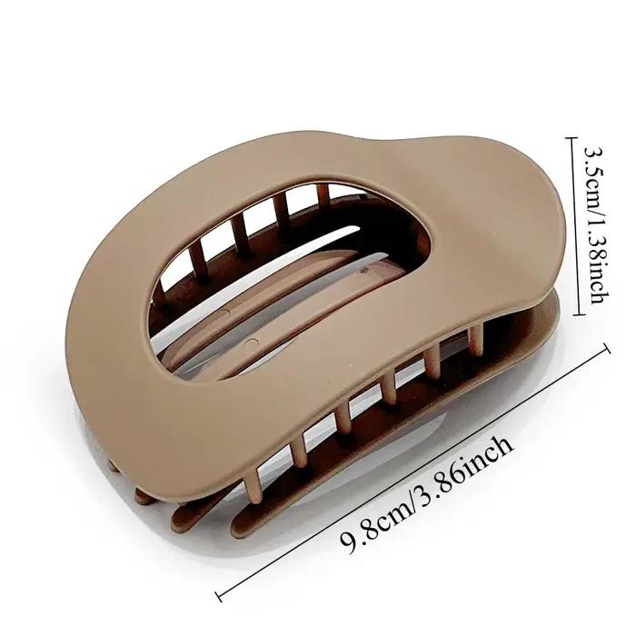 Pince à cheveux PC pour femmes, nouveau Design léopard mat incurvé plat, Barrettes de coiffure en ac