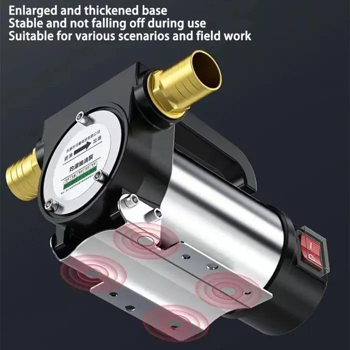 Pompe à huile électrique pour voiture, pompe de ravitaillement auto-amorçante Diesel 12V/24V/220V po