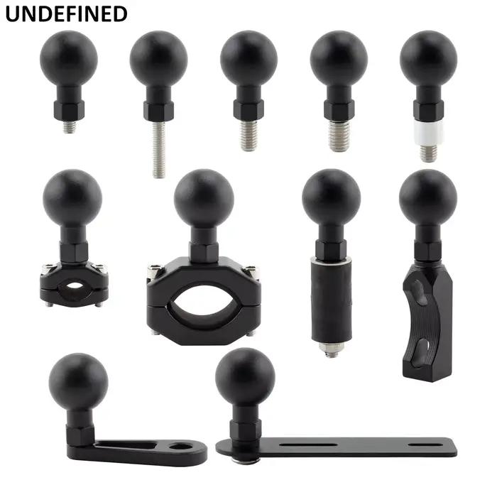 Adaptateur de montage de tête sphérique 1 pouce 25mm, Clip de guidon de moto et de vélo, support de