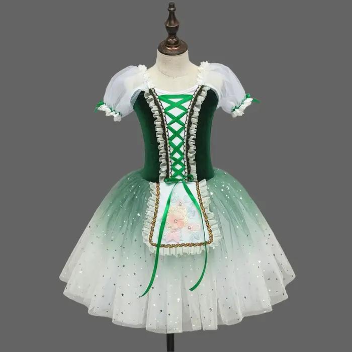 Jupe de ballet pour enfants, jupe de danse pour filles, jupe de ballet pour programme de danse scola
