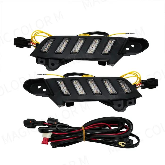Pour Toyota Tacoma 2016 2017 2018 2019 2020 2021 2022 2023 LED feux diurnes blanc DRL feux diurnes j