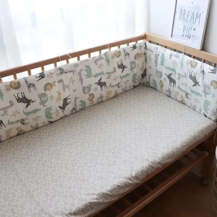 Pare-chocs de lit de bébé dans le berceau, Protection de lit épaisse et douce, protecteur de berceau
