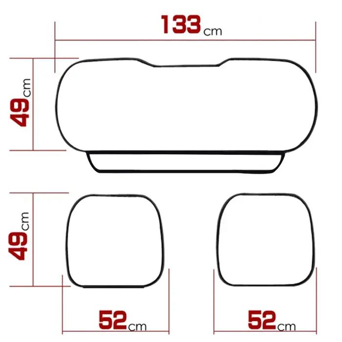 Juste de siège de voiture en cuir, intérieur, coussin, protecteur, polymères, universel, tapis, acce