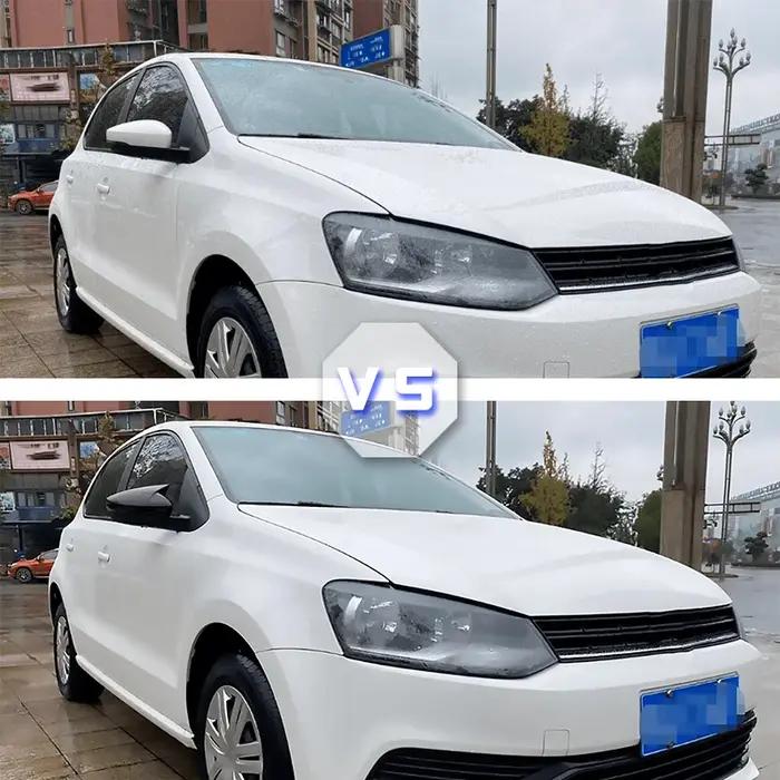 Couvercle de rétroviseur latéral ABS pour Volkswagen VW Polo MK5 6R 6C 2009 – 2017, 2 pièces, garnit