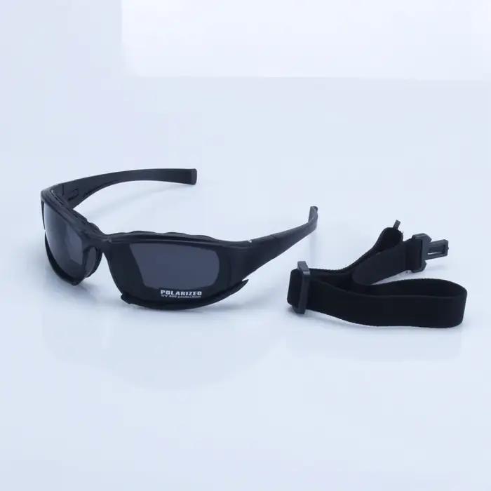 X7 lunettes hommes militaire lunettes de soleil polarisées pare-balles airsoft tir Gafas fumée lenti