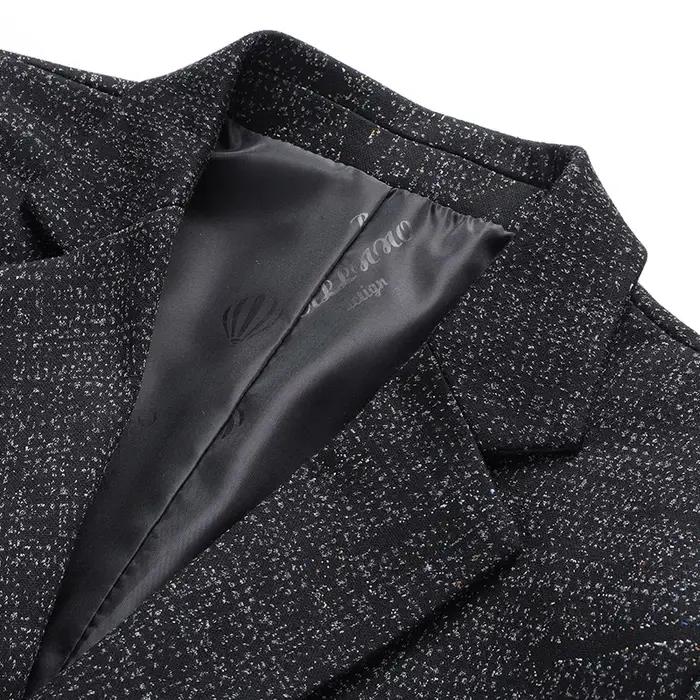 Le nouveau blazer de costume ajusté pour homme, à deux boutons et à simple boutonnage, idéal pour le