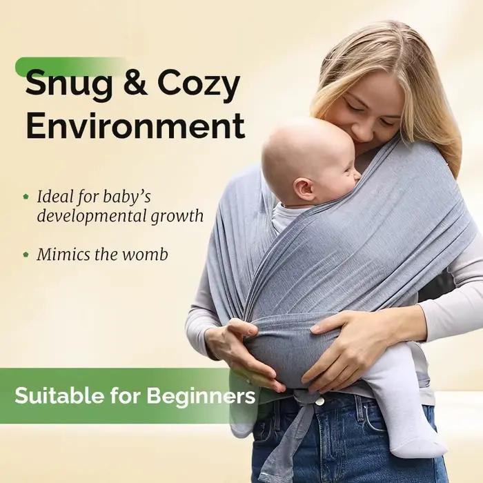 PANGDUBE Porte-bébé ergonomique en coton doux pour les nouveau-nés à 36 mois Porte-bébé avant confor