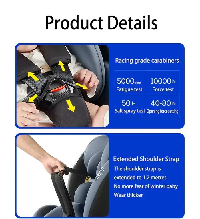 Sièges auto pour bébé Sièges auto de sécurité pour bébé, siège auto ISOFIX, siège auto ECE R129, reh