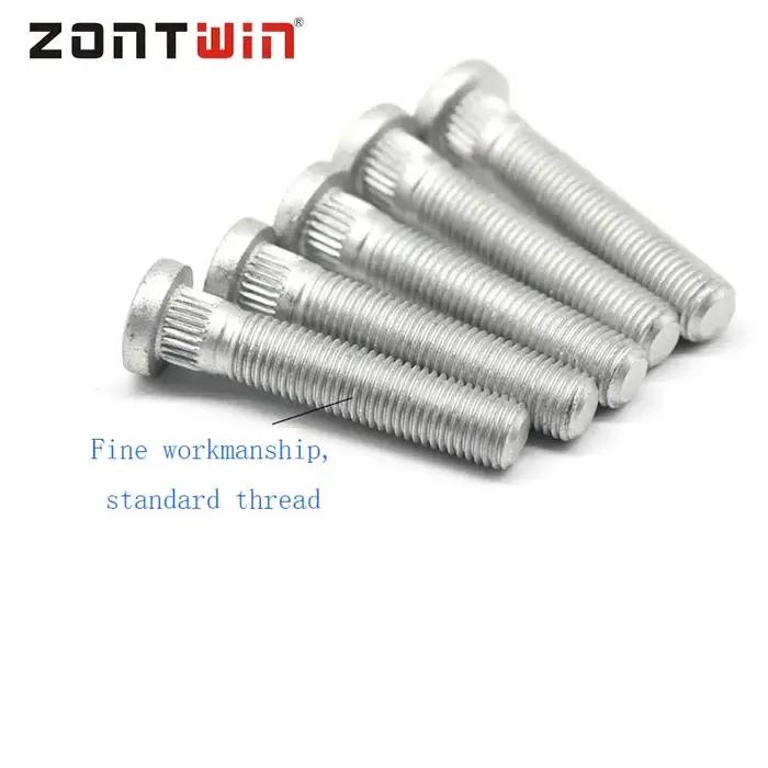 Boulons forgés de roue/boulons d'extension, diamètre cannelé 13MM, 5 pièces, M12 * 1.5,12*1.25, adap