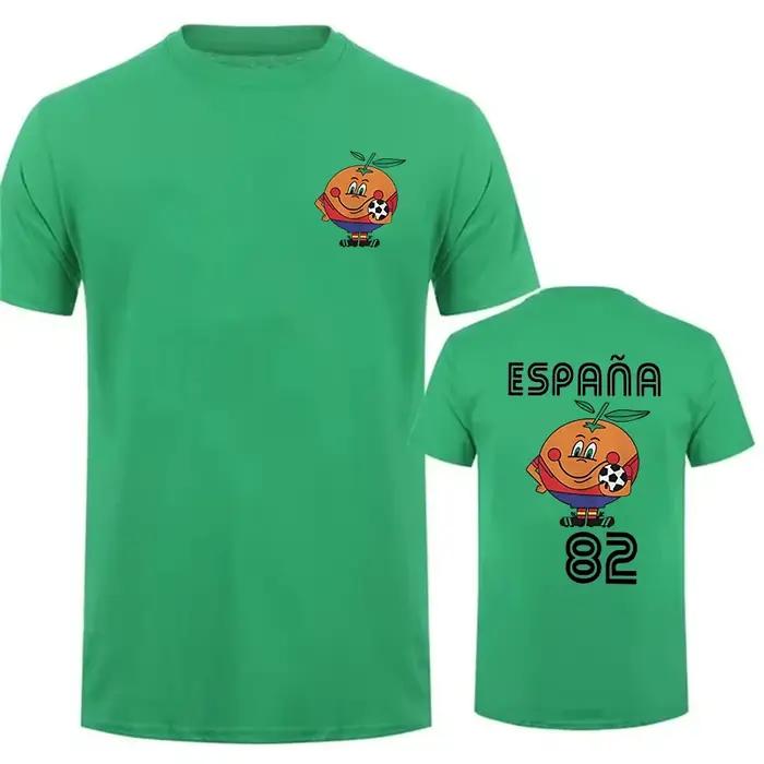 Naranjito T-Shirt hommes femmes T-Shirt col rond Espana 82 espagne mascotte 1982 Football Football T