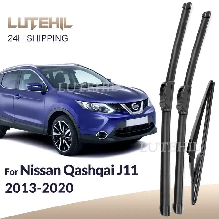 Pour Nissan Qashqai J11 2013-2020 2014 2015 2016 essuie-glace avant et arrière balais d'essuie-glace