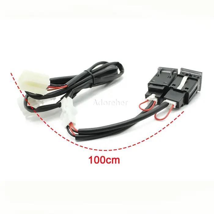 Prise de chargeur de voiture rapide 12V/24V, double USB, adaptateur d'alimentation QC3.0 PD Type C P
