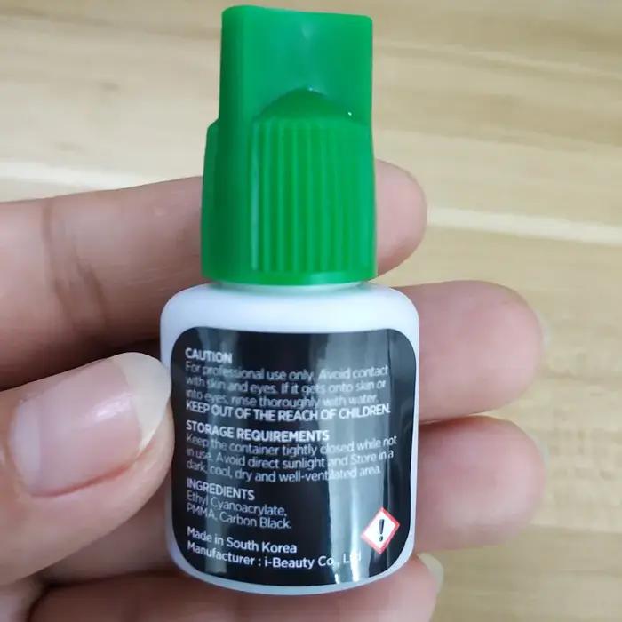 5ml corée IB Ultra super colle pour Extensions de cils rapide noir faux cils adhésif forte colle out