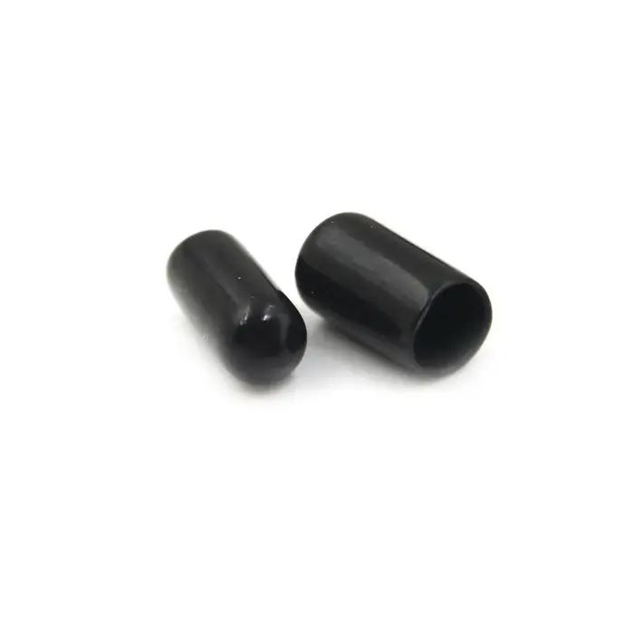 10/25/50pcs 3-25mm PVC vinyle caoutchouc embout rond bouchon fileté tuyau en acier tuyau en plastiqu