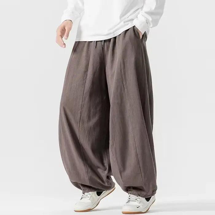 Pantalon Harem Décontracté Homme Grande Taille Nouvelle Collection Printemps 2026 Style Simple Stree