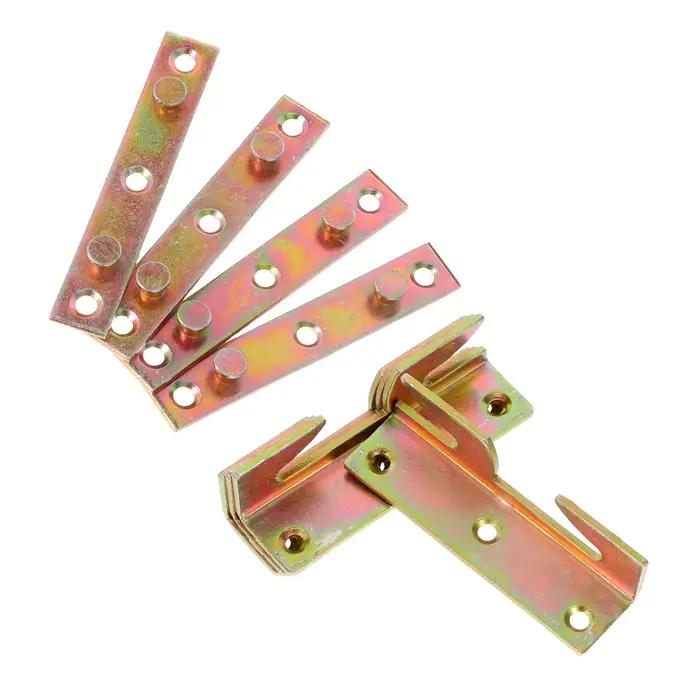 Ensembles de Supports de Lit Invisibles Charnières Pliantes Supports Stables Connecteurs Robustes Accessoires de Quincaillerie Pour Meubles Occasions Spéciales