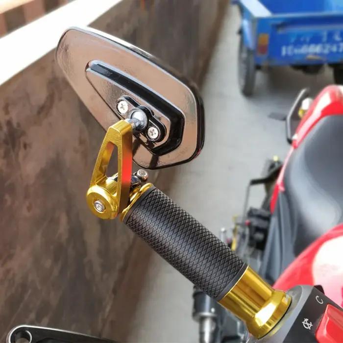 EADavid-Rétroviseurs de moto universels, guidon d'extrémité de barre de scooter, accessoires de rétr