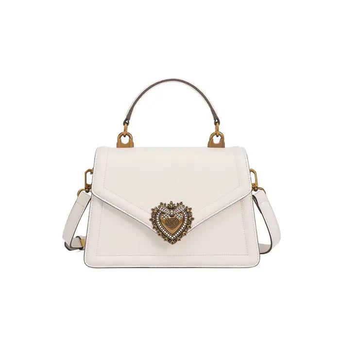 Sac à langer de luxe de haute qualité pour femmes, grand sac fourre-tout élégant en cuir, sac à band