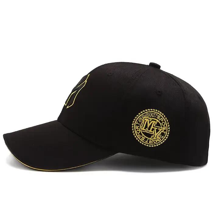 Chapeaux quatre saisons pour hommes, tendance, noir, rétro, brooklyn, lettre brodée, Baseball, coton