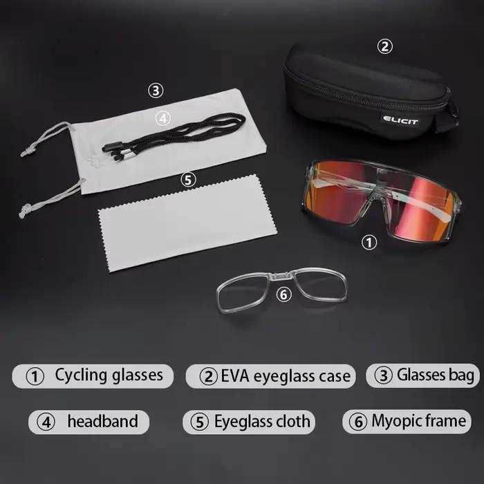 ELICIT lunettes de soleil photochromiques cyclisme lunettes de course sport montagne route vélo pour