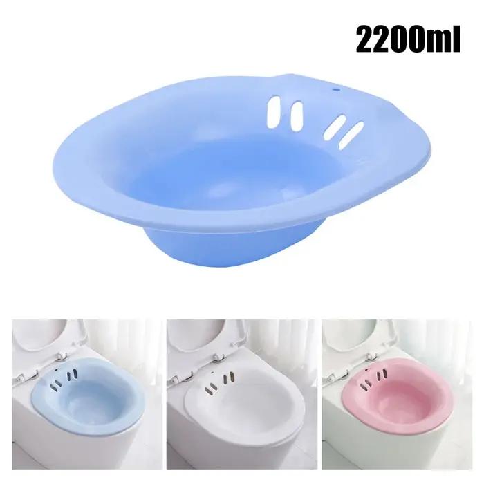Baignoire de siège de toilette pour bidet, soins post-partum, bassin pour handicapés, trempage périnéal, pas de squats