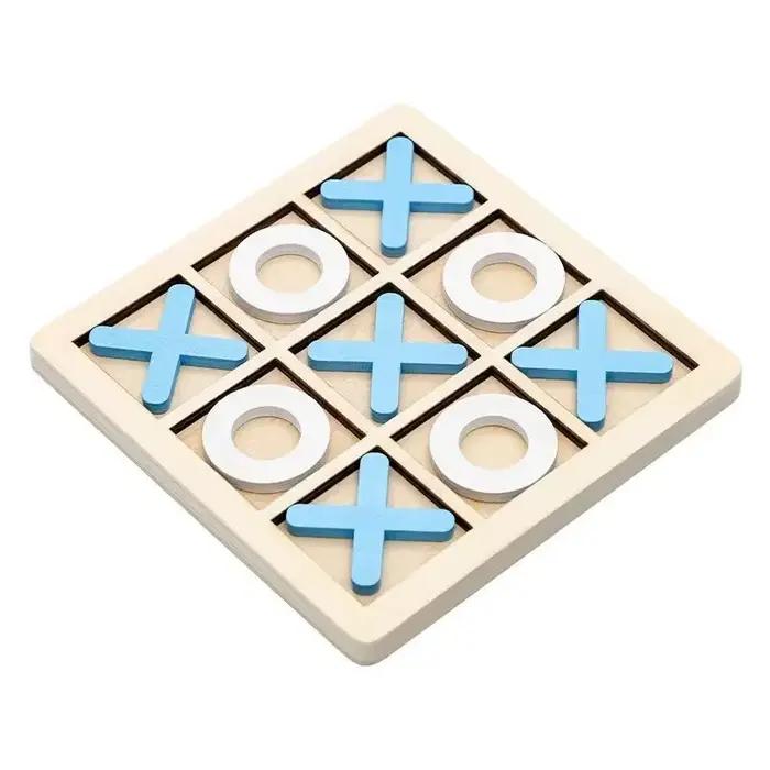 Jeu d'Échecs Montessori en Bois pour Enfant, Mini Puzzle d'Interaction, Entraînement du Cerveau, App