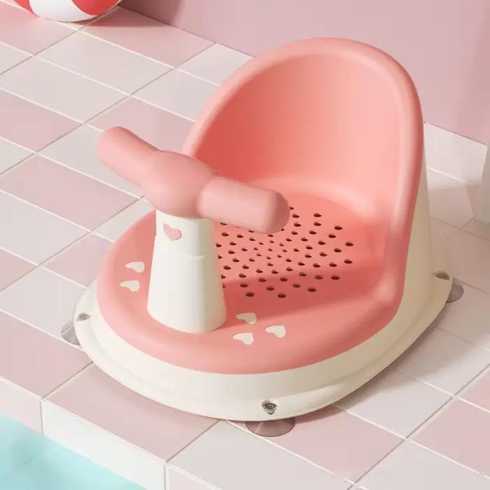 Siège de baignoire pour bébé tapis de baignoire chaise de sécurité antidérapante nouveau né soins nourrissons bain enfant jouets lavage douche