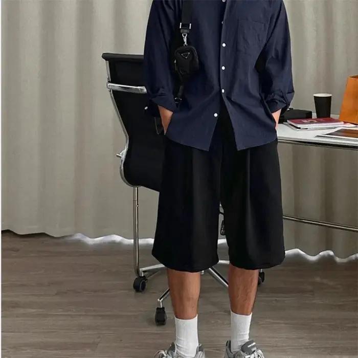 Shorts de sport amples à séchage rapide pour hommes, style streetwear hip-hop, pour la gym, le fitne