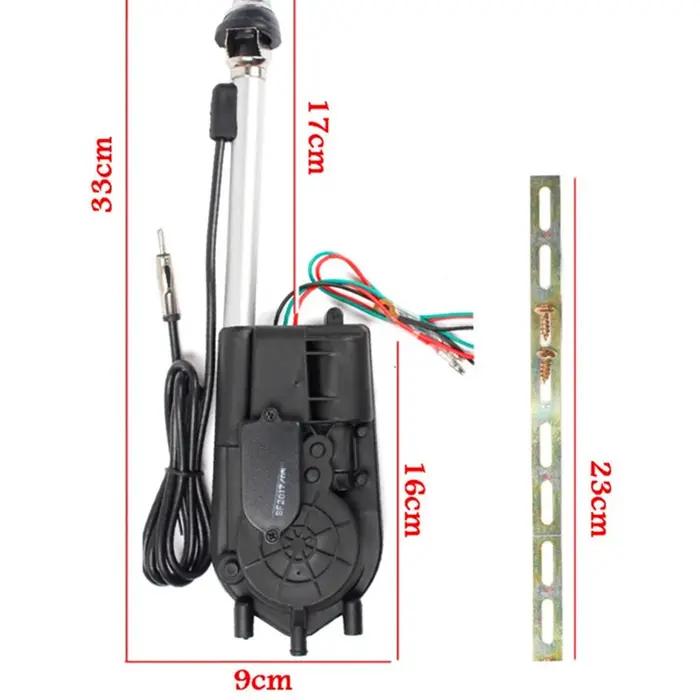 Nouvelle antenne électrique de voiture radio booster de voiture kit d'antenne d'alimentation signal