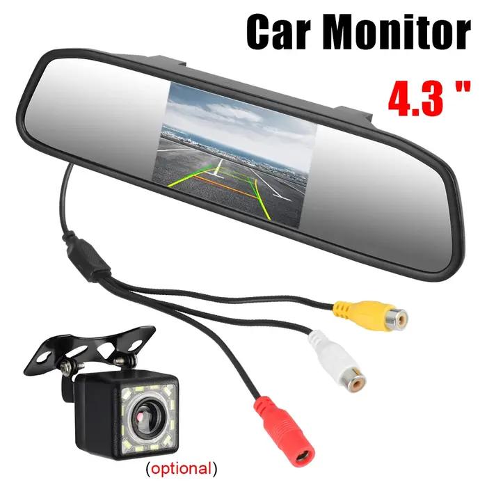 Caméra de recul pour lecteur de voiture 12V, rétroviseur intérieur, moniteur de stationnement, écran