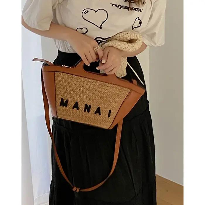 Sac messager classique populaire pour femmes, sac en cuir élégant de luxe haut de gamme, design vint