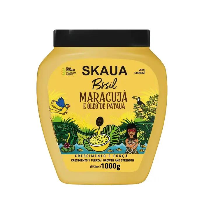 Masque capillaire et après-shampooing 2 en 1 à l'huile de noix brésilienne : améliore les cheveux se