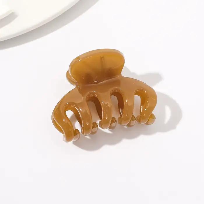 Pince à Cheveux en Forme de Petite Géométrie, Barrettes pour Femmes et Bol, Accessoires de Sauna, Ve