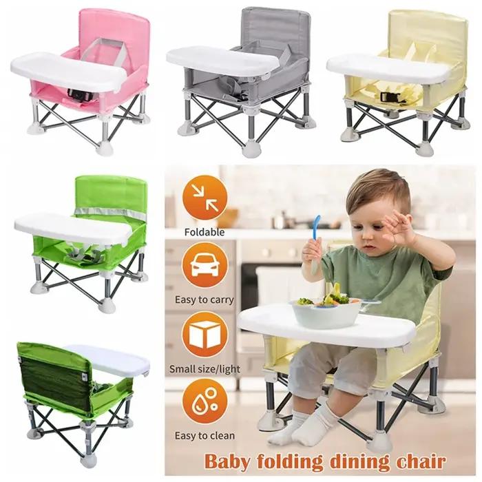 Siège rehausseur pour bébé portable pliable voyage enfant chaise d'alimentation siège de plage extérieur pratique meubles pour bébé occassions spéciales