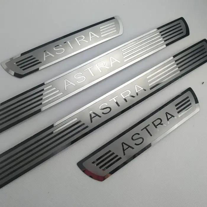 Autocollant de voiture pour Opel Vauxhall Astra, accessoires de protection de seuil de porte, plaque
