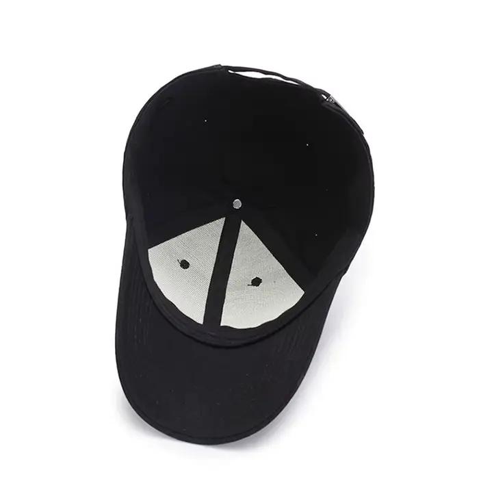 Casquette de baseball pour hommes et femmes, casquette noire, solide, document, snapback, casquettes